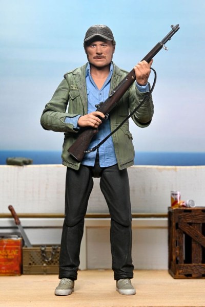 Jaws Ultimate Sam Quint 50° anniversario Figura 18 cm