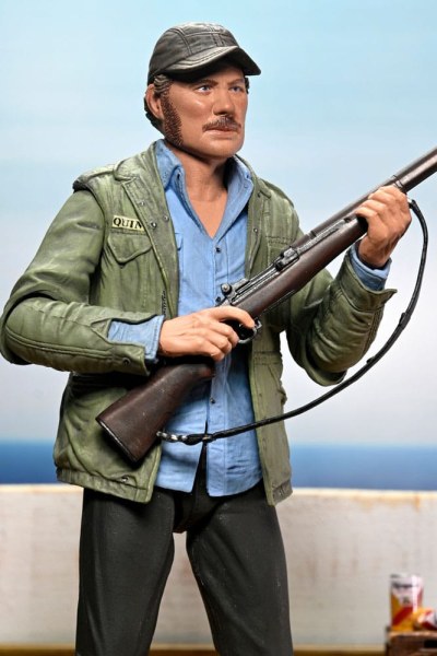 Jaws Ultimate Sam Quint 50° anniversario Figura 18 cm