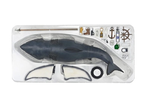 Figurina Jaws 12" Testa a coda Il gioco di Jaws 50° anniversario 38 cm