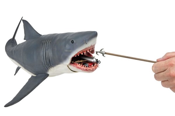 Figurina Jaws 12" Testa a coda Il gioco di Jaws 50° anniversario 38 cm