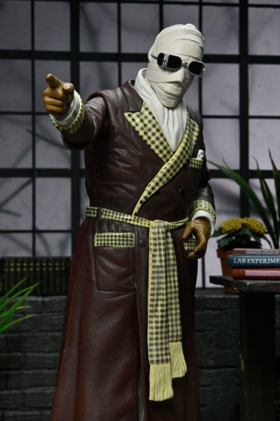 Figurina Universal Monsters Ultimate Invisible Man (Kemp House) (Colore) 18 cm