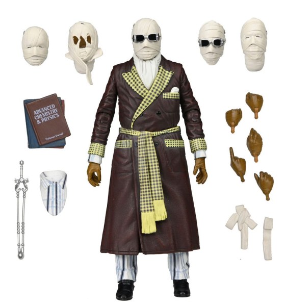 Figurina Universal Monsters Ultimate Invisible Man (Kemp House) (Colore) 18 cm