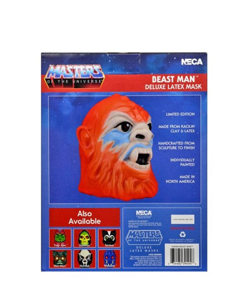 Replica della maschera in lattice Deluxe Beastman di Masters of the Universe