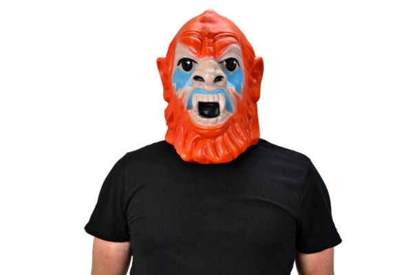 Replica della maschera in lattice Deluxe Beastman di Masters of the Universe