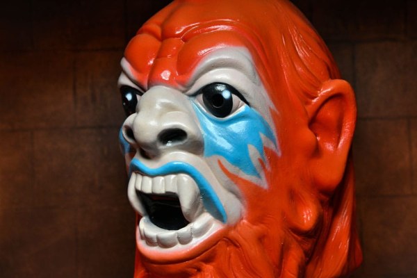 Replica della maschera in lattice Deluxe Beastman di Masters of the Universe