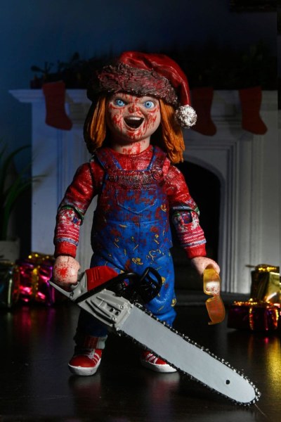 Chucky Child's play figurina Ultimate Chucky (edizione festiva) 18 cm