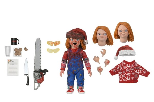 Chucky Child's play figurina Ultimate Chucky (edizione festiva) 18 cm