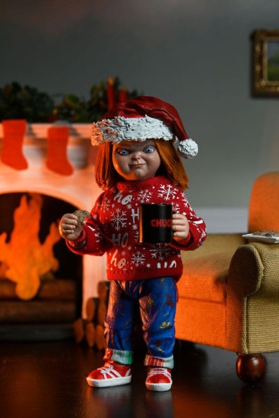 Chucky Child's play figurina Ultimate Chucky (edizione festiva) 18 cm