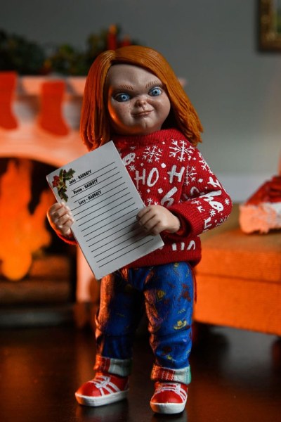 Chucky Child's play figurina Ultimate Chucky (edizione festiva) 18 cm