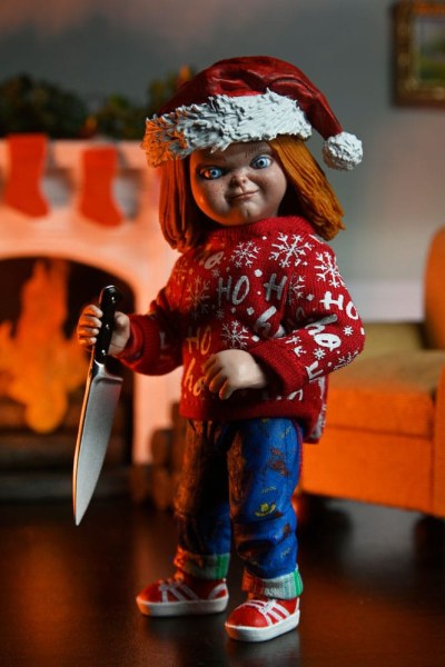 Chucky Child's play figurina Ultimate Chucky (edizione festiva) 18 cm
