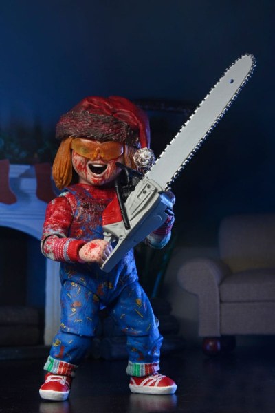Chucky Child's play figurina Ultimate Chucky (edizione festiva) 18 cm