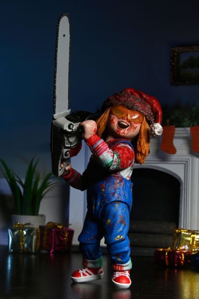 Chucky Child's play figurina Ultimate Chucky (edizione festiva) 18 cm