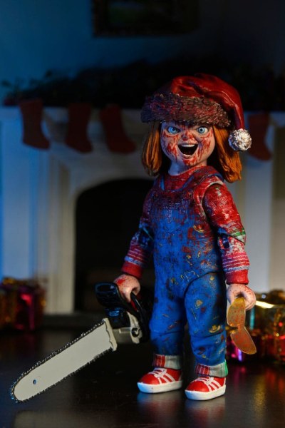 Chucky Child's play figurina Ultimate Chucky (edizione festiva) 18 cm