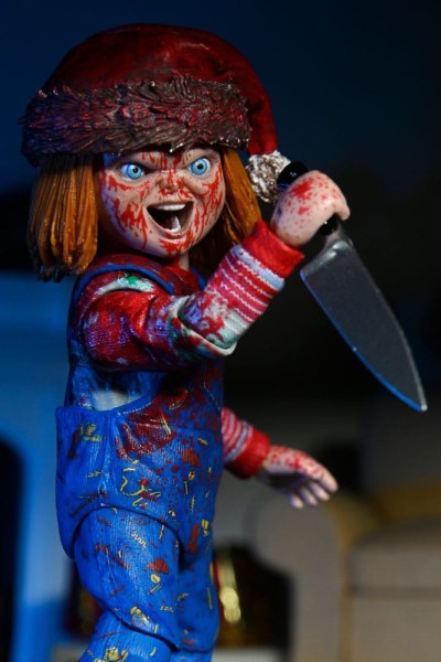 Chucky Child's play figurina Ultimate Chucky (edizione festiva) 18 cm
