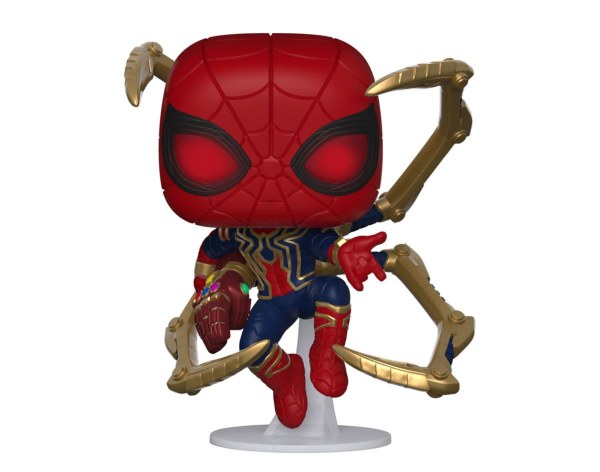 Avengers: Endgame POP! 574 Film Figura in vinile Iron Spider con guanto nano 9 cm