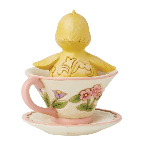 MINI PULCINO IN TAZZA DA TÈ - JIM SHORE HEARTWOOD CREEK