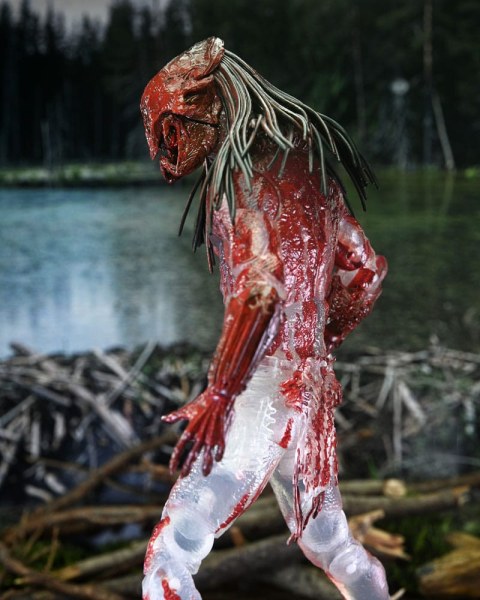 Prey Ultimate Feral Bear Blood Predator figurina 18 cm