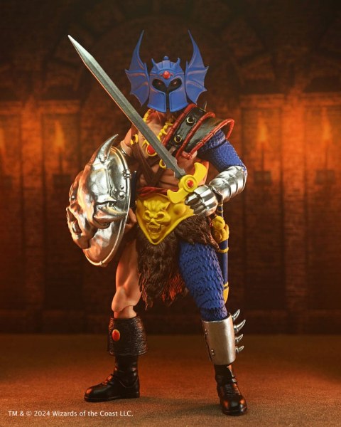 Figurina Dungeons & Dragons 50° Anniversario Warduke su Blister Card 18 cm