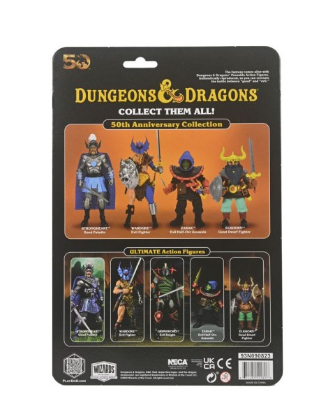 Figurina Dungeons & Dragons 50° Anniversario Warduke su Blister Card 18 cm