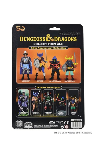 Figurina Dungeons and Dragons 50° Anniversario Elkhorn su Blister Card 18 cm