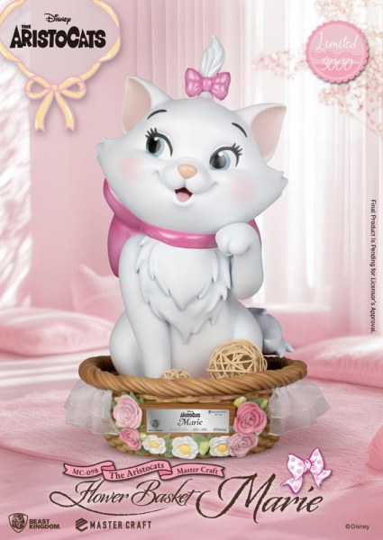 Gli Aristogatti MasterCraft Flower Basket Marie Statuetta 32 cm - Disney Aristogatti