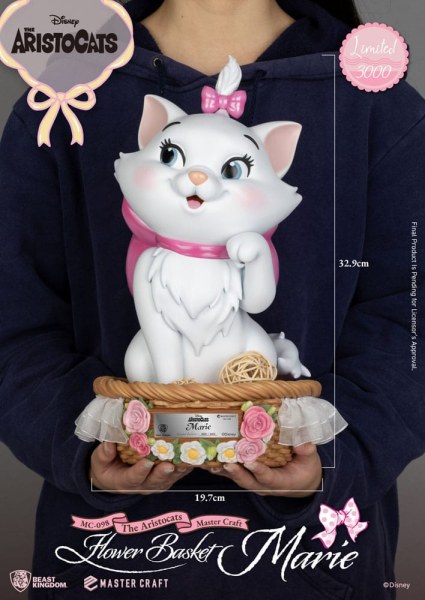 Gli Aristogatti MasterCraft Flower Basket Marie Statuetta 32 cm - Disney Aristogatti