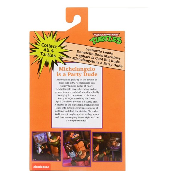 Tartarughe Ninja (Cartone Animato) Ultimate Michelangelo VHS figurina 18 cm