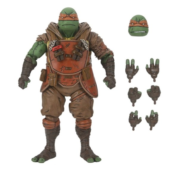 Tartarughe Ninja (L'ultimo Ronin) Ultimate Flashback Michelangelo statuetta 18 cm