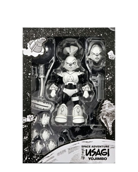 Figurina Usagi Yojimbo Space Usagi Yojimbo Figura in bianco e nero 18 cm