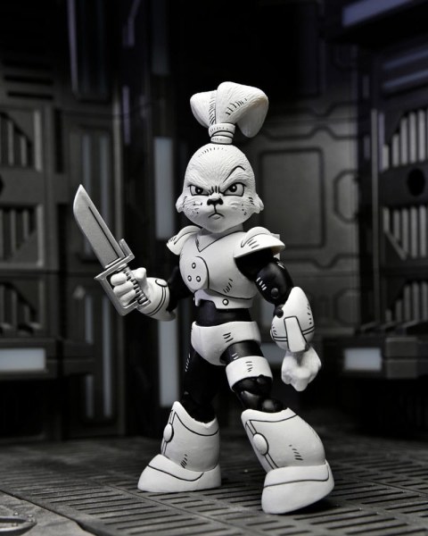 Figurina Usagi Yojimbo Space Usagi Yojimbo Figura in bianco e nero 18 cm