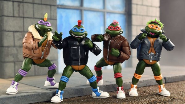 Teenage Mutant Ninja Turtles (Cartoon) personaggi Confezione da 4 Punk Turtles 18 cm