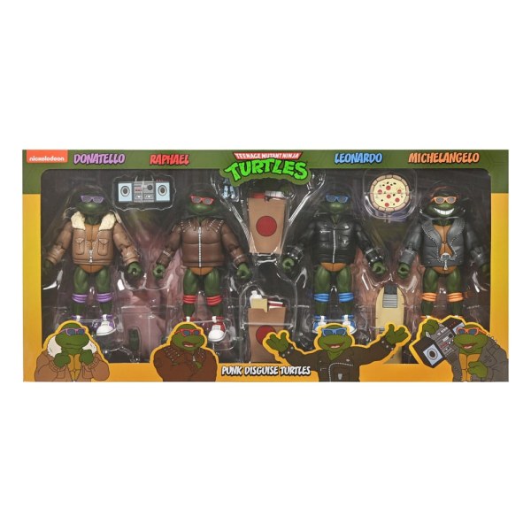 Teenage Mutant Ninja Turtles (Cartoon) personaggi Confezione da 4 Punk Turtles 18 cm