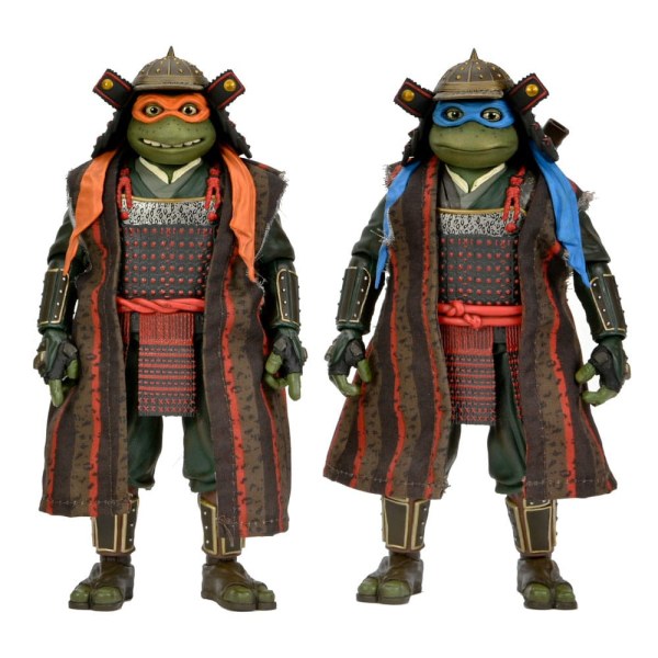 Teenage Mutant Ninja Turtles 3 2-Pack Leonardo e Michelangelo 7 pollici figure