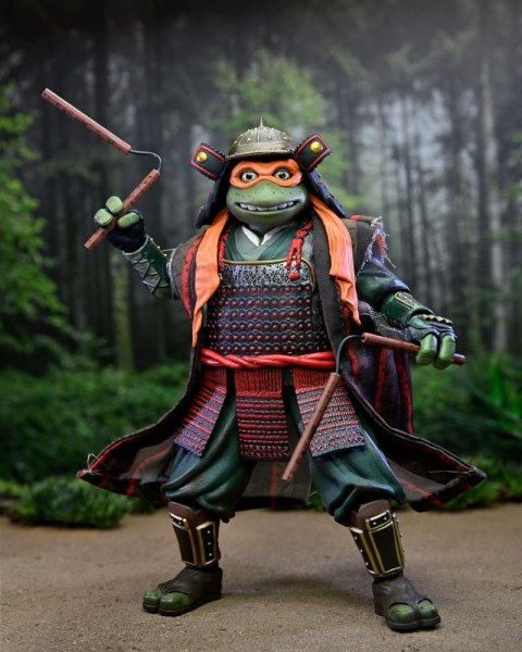 Teenage Mutant Ninja Turtles 3 2-Pack Leonardo e Michelangelo 7 pollici figure