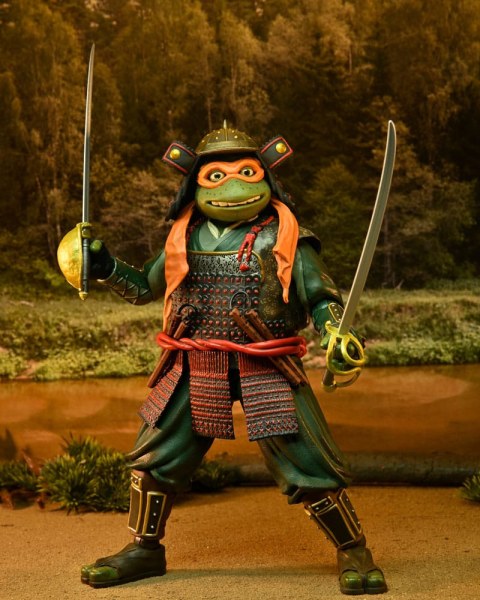 Teenage Mutant Ninja Turtles 3 2-Pack Leonardo e Michelangelo 7 pollici figure