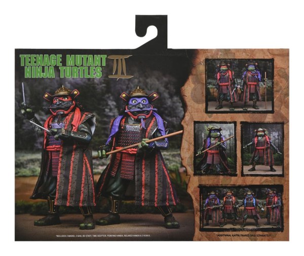 Teenage Mutant Ninja Turtles 3 Confezione da 2 personaggi Donatello e Raffaello 18 cm