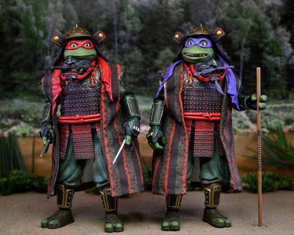 Teenage Mutant Ninja Turtles 3 Confezione da 2 personaggi Donatello e Raffaello 18 cm