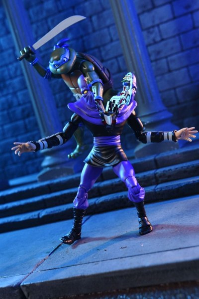 Ninja Turtles (Cartoon) confezione da 2 figurine Business Suit Casey Jones e Split Foot Soldier 18 cm