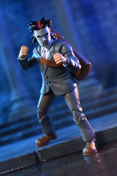 Ninja Turtles (Cartoon) confezione da 2 figurine Business Suit Casey Jones e Split Foot Soldier 18 cm