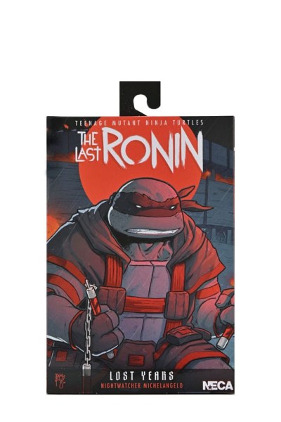 Tartarughe Ninja (L'ultimo Ronin The Lost Years) Michelangelo Nightwatcher figurina 18 cm