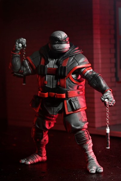 Tartarughe Ninja (L'ultimo Ronin The Lost Years) Michelangelo Nightwatcher figurina 18 cm