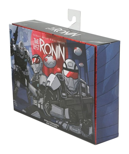 Tartarughe Ninja (L'ultimo Ronin) Synja Commando con la statuetta Mousers da 18 cm