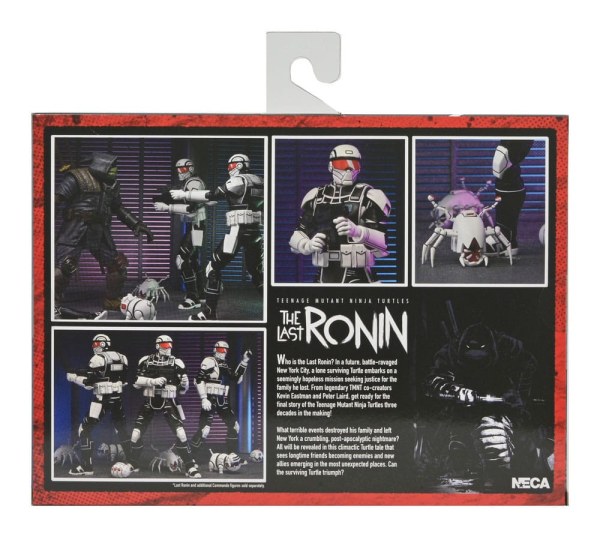 Tartarughe Ninja (L'ultimo Ronin) Synja Commando con la statuetta Mousers da 18 cm