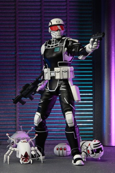Tartarughe Ninja (L'ultimo Ronin) Synja Commando con la statuetta Mousers da 18 cm