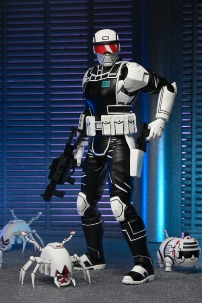 Tartarughe Ninja (L'ultimo Ronin) Synja Commando con la statuetta Mousers da 18 cm