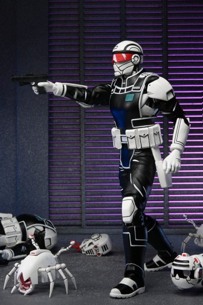 Tartarughe Ninja (L'ultimo Ronin) Synja Commando con la statuetta Mousers da 18 cm