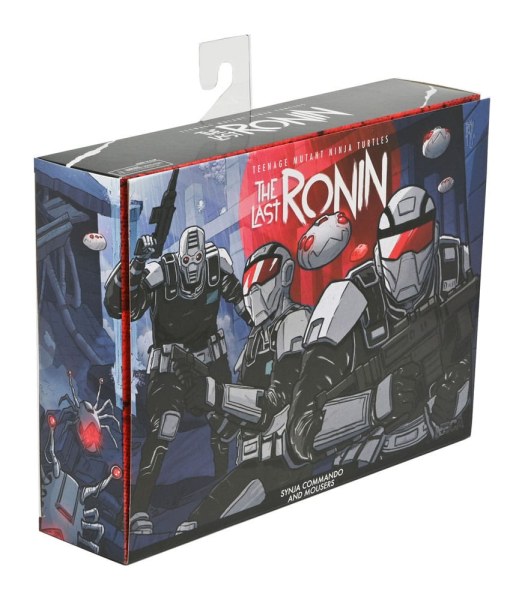Tartarughe Ninja (L'ultimo Ronin) Synja Commando con la statuetta Mousers da 18 cm