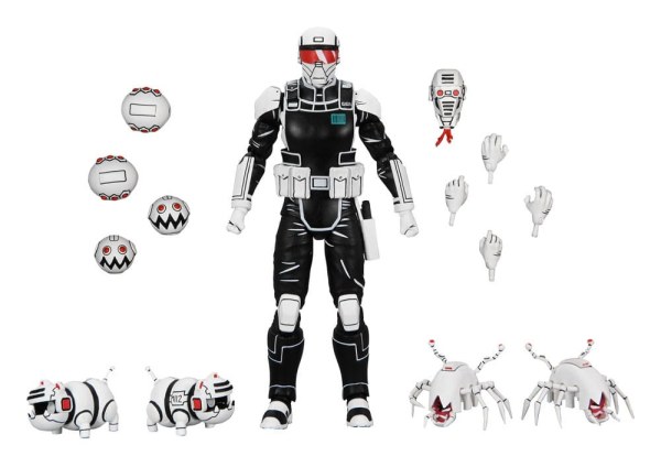 Tartarughe Ninja (L'ultimo Ronin) Synja Commando con la statuetta Mousers da 18 cm