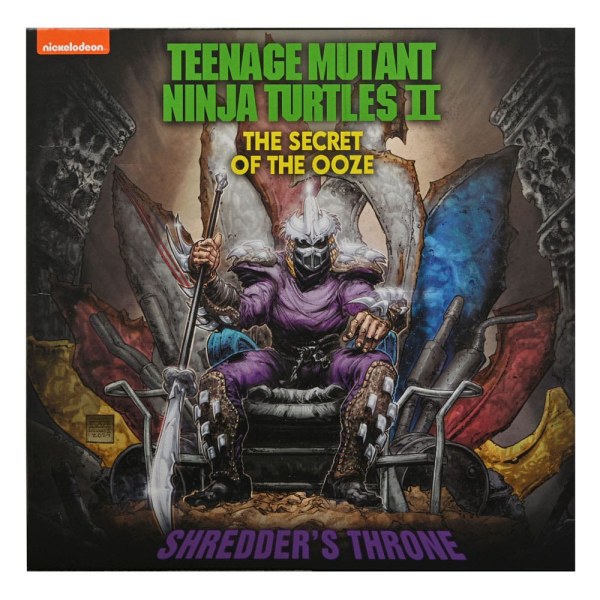 Ninja Turtles 2: Il segreto di Ooze diorama Trono di Shredder 27 cm