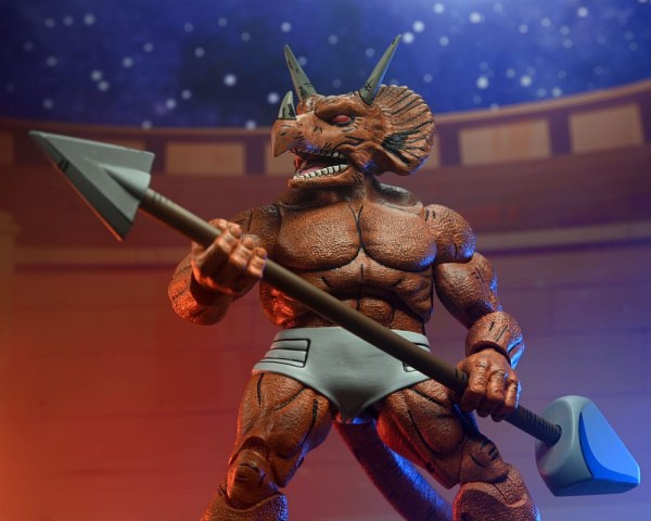 Tartarughe Ninja (Mirage Comics) Triceraton Gladiatore figurina 21 cm
